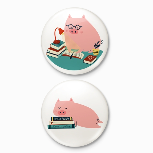 świnki czytelniczki