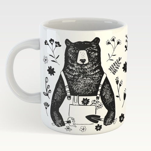 na kubek mis ogrodnik