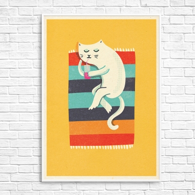 Kot Plażowy - format A3 