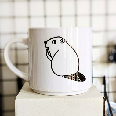 Kubek z bobrem
